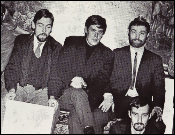 Op de foto van l. naar r.: Oscar Goedhart, Joos van der Velden, Ted Felen, Dirk Rodenburg